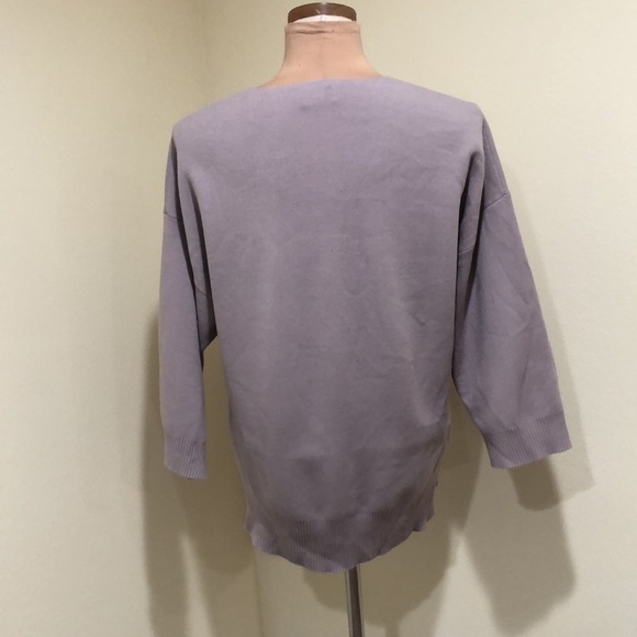 Aritzia Wilfred Sweater Size Large Dusty Purple - Picture 4 of 11
